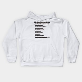 The ten commandments Kids Hoodie